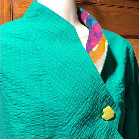 Spring pique jacket - Picture 3 of 5